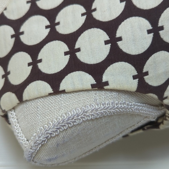 Tory Burch Brown and White Patterned Dress - Picture 8 of 9